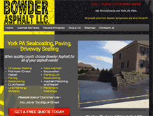 Tablet Screenshot of bowderasphalt.com